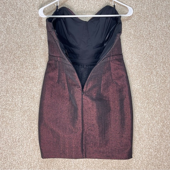 NWT holiday party dress sparkly strapless bustier sweetheart neckline mesh area - Picture 14 of 14